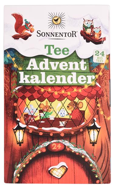 Adventkalender te, 24 breve, økologisk